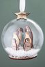 Personalised 3D Wooden Penguin Family Bauble by No Ordinary Gift