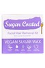 Sugar Coated Facial Hair Removal Kit (200g Wax, x3 Applicators and x15 Reusable Strips)