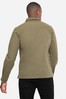 Threadbare Khaki Cotton Long Sleeve Shirt