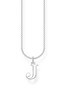 Thomas Sabo Silver Letter 'J' Pendant And Chain
