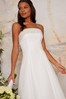 Chi Chi London White Bridal Nadine Dress