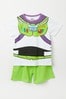 Kid Genius Toy Story Buzz Lightyear Short Sleeved Character Pyjama Short Set