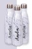 Personalised Marble Effect Water Bottle by Loveabode