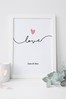 Personalised Love Wall Art by Loveabode