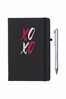 Personalised Hugs & Kises Notebook with Pen by Ice London