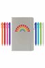 Personalised Notebook with Set of 8 Pens by Ice London