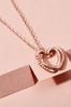 Personalised Interlinking Hearts Necklace by Posh Totty