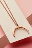 Personalised Crescent Horn Necklace by Posh Totty