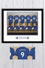 Personalised Football Club Dressing Room Framed Print by Personalised Football Gifts