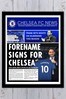 Personalised Football Club Newspaper Framed Print by Personalised Football Gifts