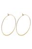 PILGRIM Gold Plated Recycled Tilly Large Hoop Earrings
