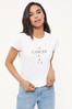 Lipsy White Personalised Lipsy Horoscope Star Sign Womens T-Shirt