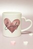 Personalised Heart Handled Mug by Signature PG