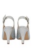 Lotus Footwear Silver SlingBack PeepToe Shoes