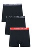 Threadbare Black 3 Pack Smart Hipster Trunks