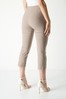Roman Taupe Cropped Stretch Trouser