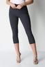 Roman Dark Grey Cropped Stretch Trouser