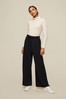 Dorothy Perkins Black Jersey Pleated Trouser