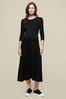 Dorothy Perkins Black Materntiy 3/4 Sleeve Dress
