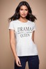 Personalised Lipsy Drama Queen Women's T-Shirt by Instajunction