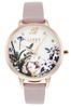 Lipsy Nude Floral Watch