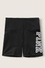 Victoria's Secret PINK Pure Black with White High Waist Cycling Short