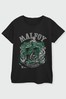 Brands In Black Harry Potter Seeker Malfoy Womens Black T-Shirt