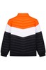 Threadboys Orange Paul Colourblock Puffer Jacket