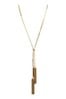Mood Gold Plated Gold Plated Chain Lariat Necklace