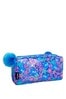 Smiggle Blue Budz Character Two Pocket Pencil Case