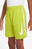 Nike Lime Green Dri-FIT Multi+ Graphic Training Shorts