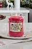 Yankee Candle Pink Christmas Classic Large Jar Merry Berry Scented Candle