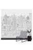 Art For The Home Natural City Sketch Mural