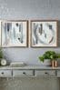 Art For The Home Set of 2 Grey Milan Abstracts Framed Prints