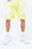 Continu8 Unisex Yellow Tie Dye Shorts