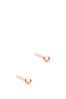 Pure Luxuries London Zulema Rose Gold Plated Sterling Silver Ball Earrings