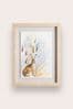Laura Ashley Blue Country Hare Framed Print