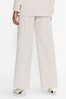 Ted Baker Benitot White Straight Wide Leg Corduroy Trousers