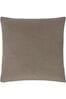 Evans Lichfield Mink Brown Sunningdale Velvet Polyester Filled Cushion