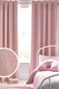 Pink Sequin Eyelet Blackout Curtains