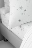 Bianca Grey Stars Fitted Sheet