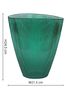 Ivyline Green Emerald Ribbed Vase