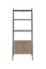 Banbury Designs Arlo Metal and Wood Ladder Storage