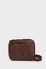 OSPREY LONDON Chestnut Brown Saddle Leather Carter Small Messenger Bag