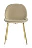 Gallery Home Natural Shayla Velvet Dining Chair