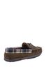 Cotswold Mens Brown Sodbury Slip On Moccasin Slippers