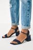 Navy Blue Regular/Wide Fit Forever Comfort® Simple Block Heel Sandals