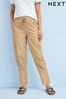 Camel Brown Maternity Utility Cargo Trouser