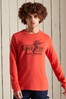 Superdry Red Script Style Workwear T-Shirt