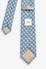 Blue Medallion Regular Pattern Tie